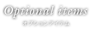 Optional items オプションアイテム
